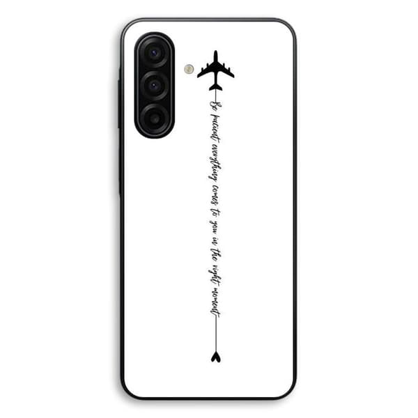 Cover til Samsung Galaxy A27 Vær tålmodig Maniacase Svart