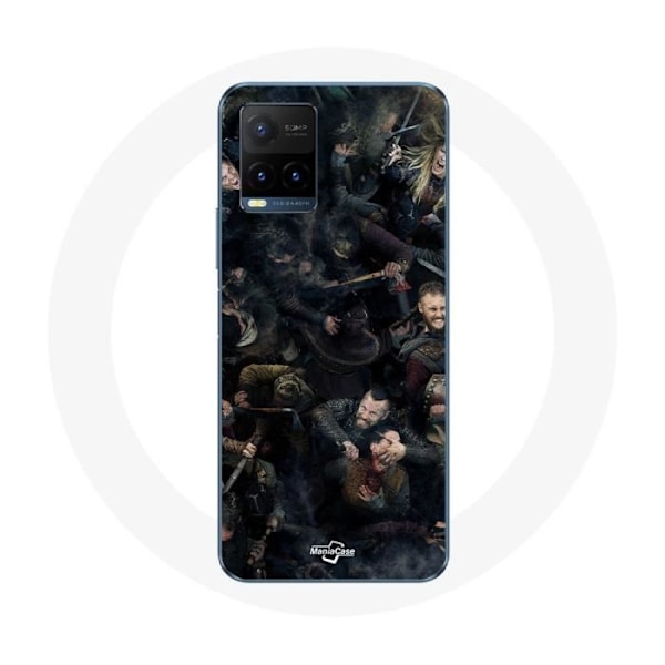 Coque för Vivo Y21s 2021 / Y21 2021 Vikings Teaser Säsong 6 Affisch Karaktärer Konst