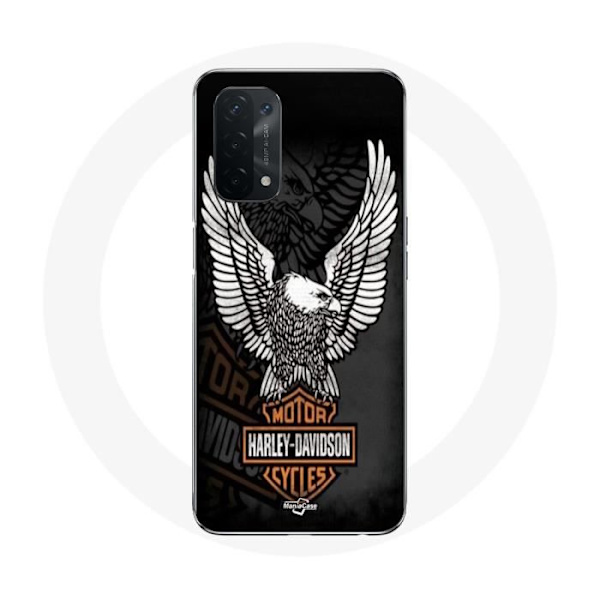 Coque för Oppo A54 5G Harley Davidson örn logotyp