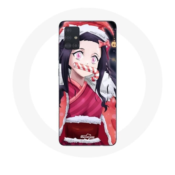 Skyddande Skal - Maniacase - Samsung Galaxy A51 5G - Anime Demon Slayer - Mjuk - Svart