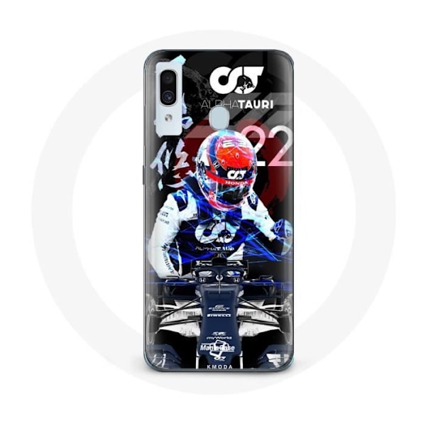 Coque för Samsung Galaxy A30 Formel 1 Yuki Tsunoda japansk F1-förarförare