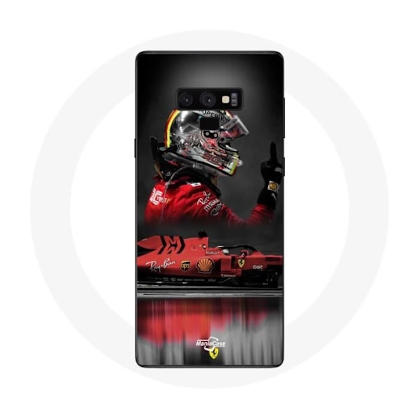 Mobilskal för Samsung Galaxy Note 9 Formel 1 Sebastian Vettel F1-förare Röd