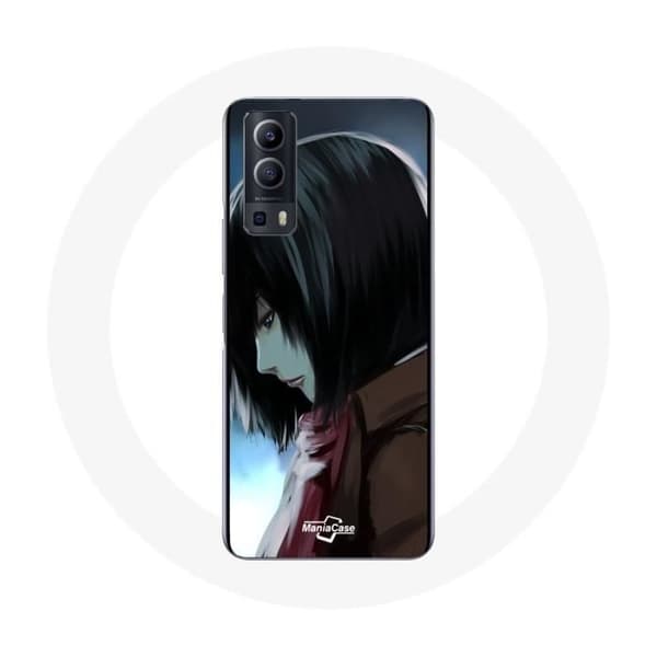 Coque Vivo Y72 Mikasa Ackerman Attack on Titan Mango Anime