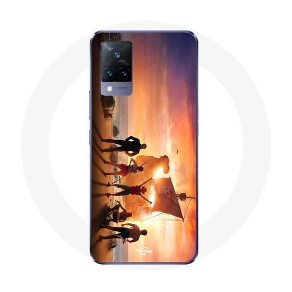 Coque - Vivo - v21 5G - One Piece - Pehmeä - Musta