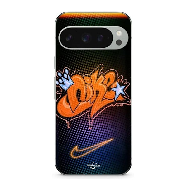 Coque - MANIACASE - Google Pixel 9 Pro XL - Mjuk - Silikon - Mönster nike just do it Svart