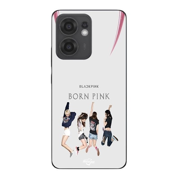 Coque Maniacase Pour Oppo Reno 13F blackpink born pink Kpop Svart