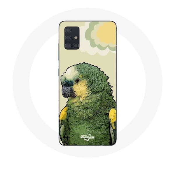 Coque Samsung Galaxy A51 Amazonas Papegojor Grön