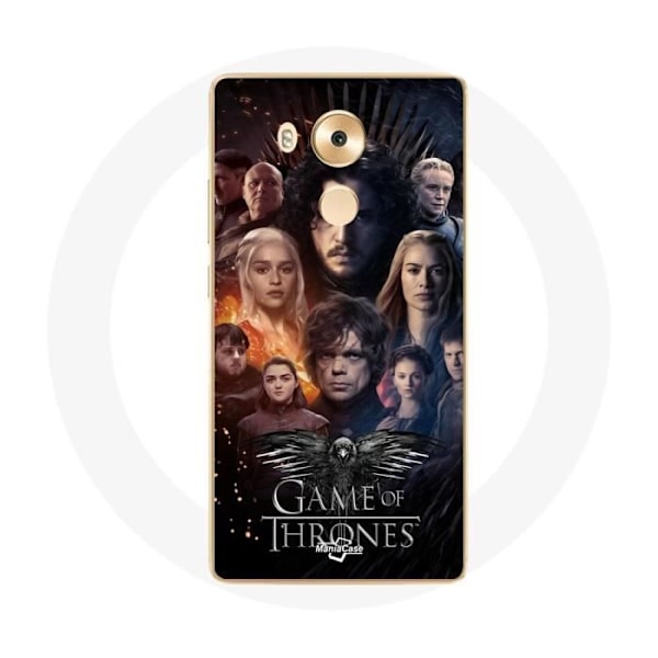 Coque för Huawei Mate 8 Game of Thrones Säsong 8 Tvålen av Järn Lagen av Besättning Logotyp Örn