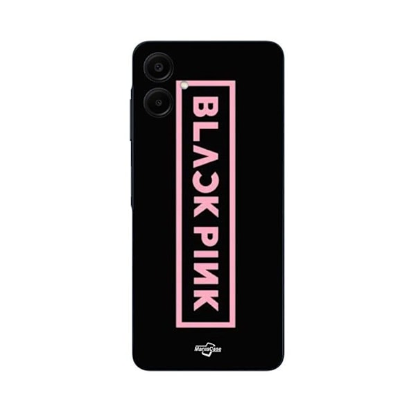 Coque för Samsung Galaxy A06 Blackpink VIP-biljetter Blackpink-logotyp Framsidan svart Maniacase Svart