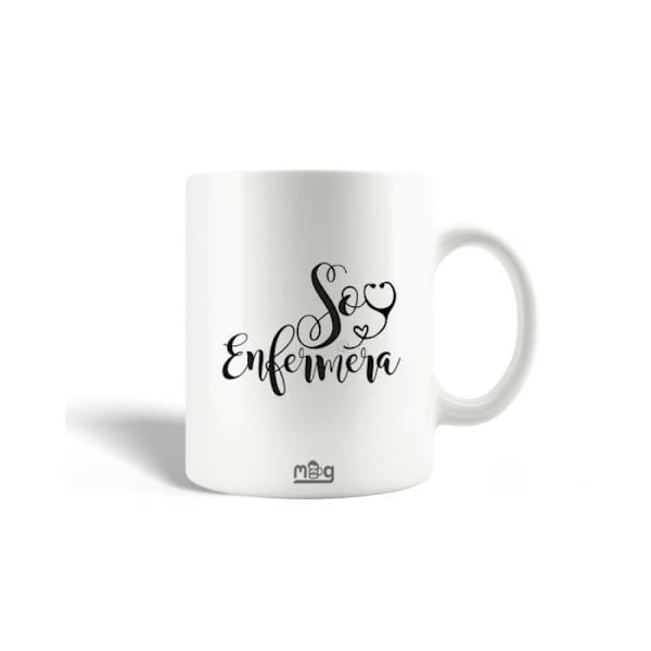 Mugg i keramik Jag är sjuksköterska Jag är en sjuksköterska