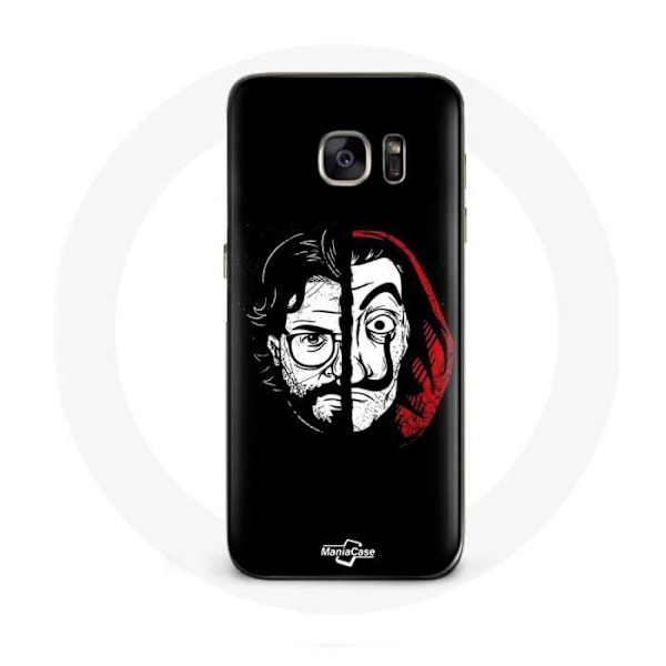 Coque - La casa de papel - Samsung Galaxy S6 Edge - Mjuk - Svart - Skydd