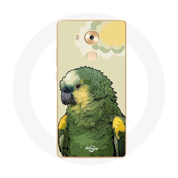Cover til Huawei Mate 8 Amazon Papegøjer Grøn