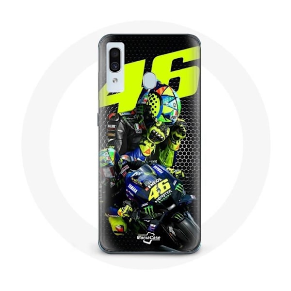 Coque för Samsung Galaxy A40 Valentino Rossi motoGP 46 Racesförare