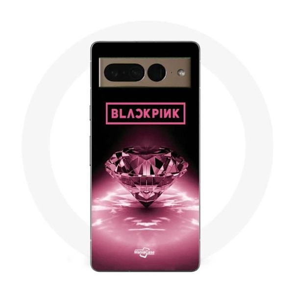Coque Maniacase för Google Pixel 7 Pro blackpink diamant svart och rosa