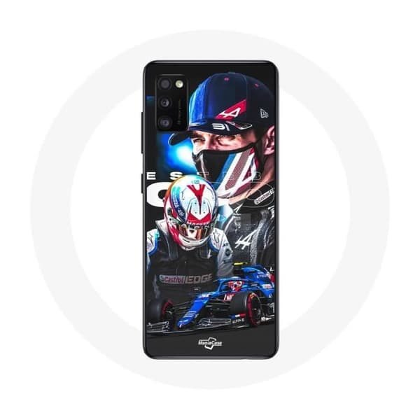 Coque - MANIACASE - Samsung Galaxy S20 - Formel 1 - Esteban Ocon - Blød Sort