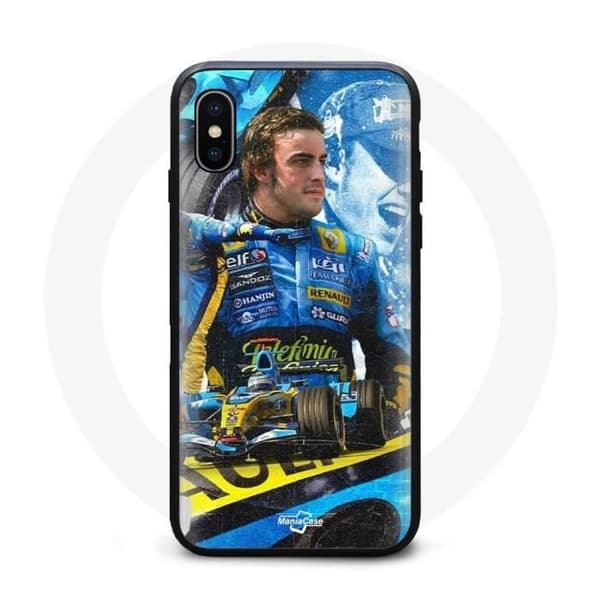 Coque iPhone XS Max Formula 1 Fernando Alonso