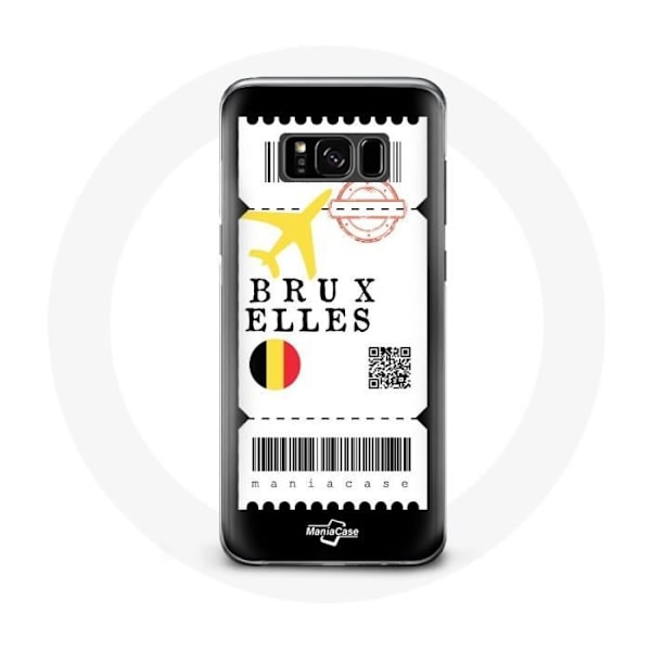 Skal för Samsung Galaxy S8 Plus Flygbiljett Bryssel Belgien