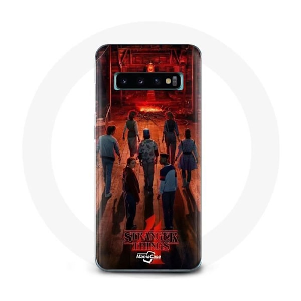 Coque för Samsung Galaxy S10 Edge Stranger Things Affisch Utrustningar Fan Art Säsong 4