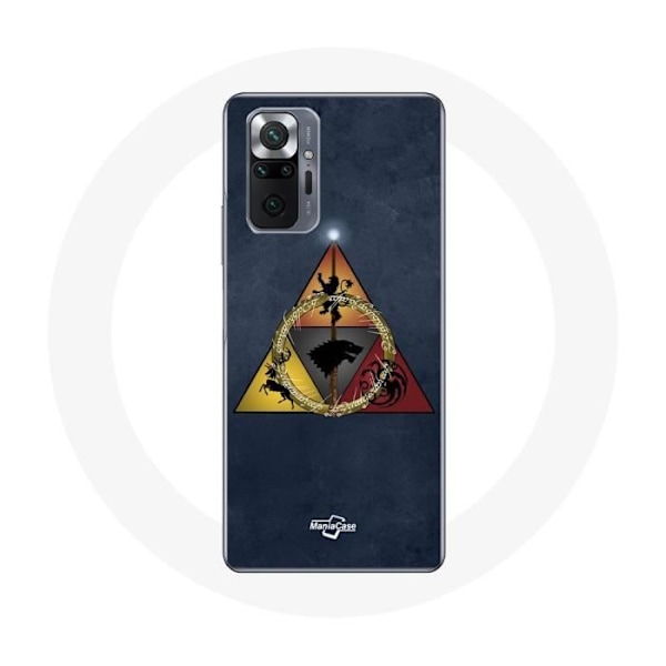 Coque för Xiaomi Redmi Note 10 Pro Game of Thrones Le Trône de Fer Triangel Logotyp Baratheon Lannister Stark och Targaryen