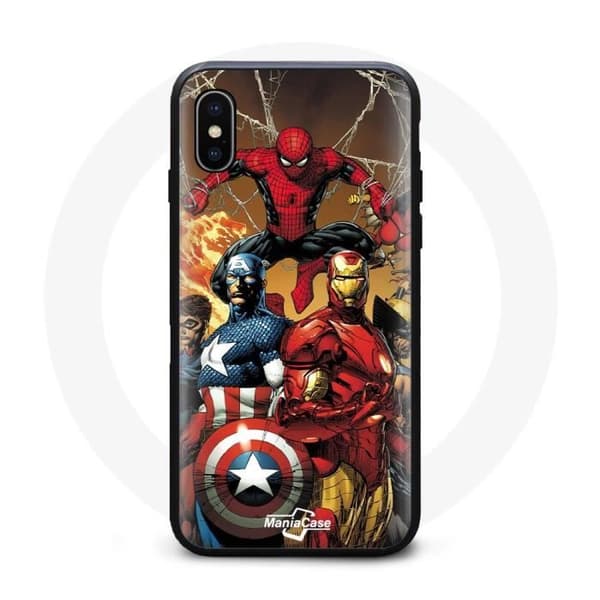 Coque - MANIACASE - Iphone XS Max - Spiderman - Blød - Stødbeskyttelse