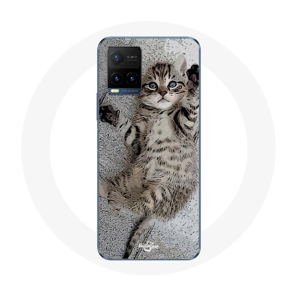Skal för Vivo Y21s 2021 / Y21 2021 Söt Bengal kattunge
