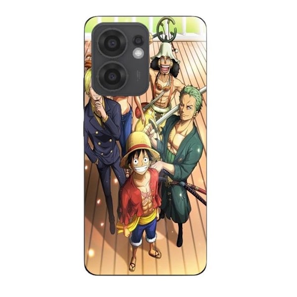 Coque Maniacase för Oppo Reno 13F One piece manga anime Svart