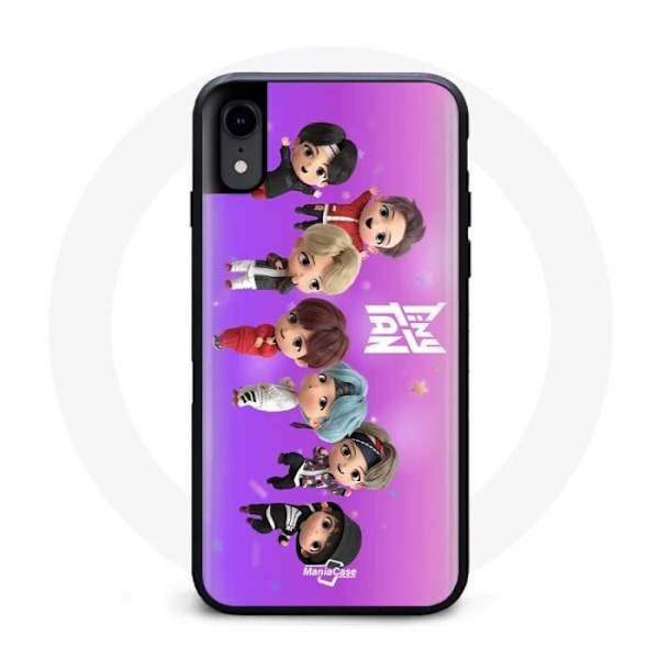 Coque för Iphone XS BTS TinyTAN Animation Affisch RM Jin Suga J-Hope Jimin Jungkook Och V Mic Drop Dans.