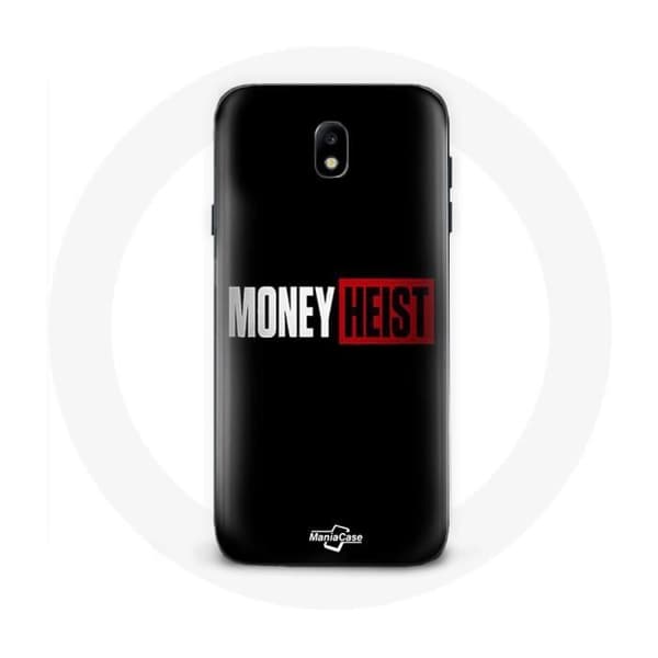 Coque - La casa de papel - Samsung Galaxy J7 2017 - Blød - Sort - Beskyttelse