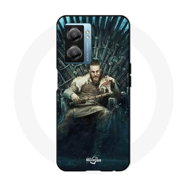 Coque - Maniacase - Realme V23 - Sort - Vikings Ragnar Lothbrok - Blød svart