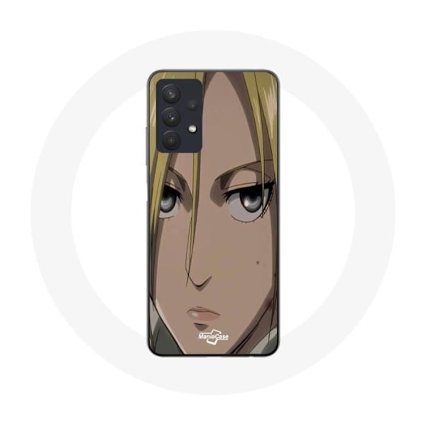 Coque - Maniacase - Samsung Galaxy A32 5G - Annie L'Attaque des Titans - Silikon - Mjuk svart