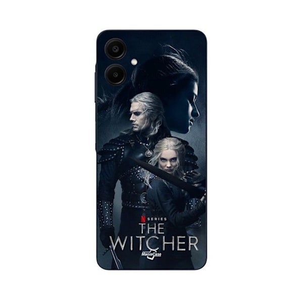 Telefonfodral - Maniacase - Samsung Galaxy A06 - Silikon - Flexibelt - The Witcher Svart