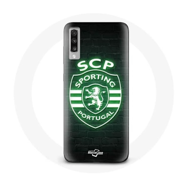 Coque Samsung Galaxy A70 scp Sporting Portugal lysande svart bakgrund