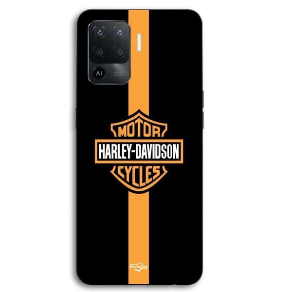 Coque för Oppo A94 Harley Davidson Motorcycles Maniacase Svart