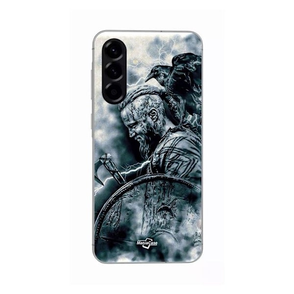 Coque För Samsung Galaxy A56 vikings ragnar lothbrok sköld fågel Maniacase Svart