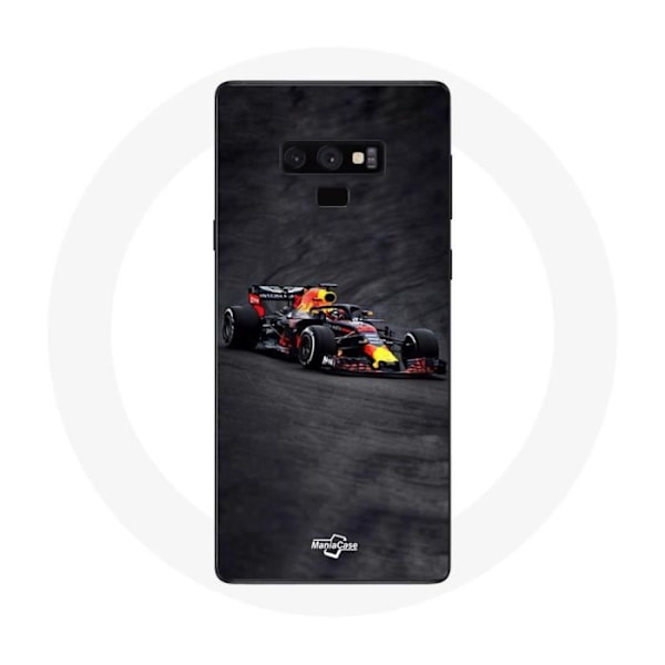 Skydd för Samsung Galaxy Note 9 Formel 1 Max Verstappen F1 svart röd och gul