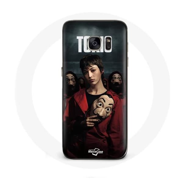 Coque - La Casa De Papel - Samsung Galaxy S6 edge - Blød - Sort - Unisex