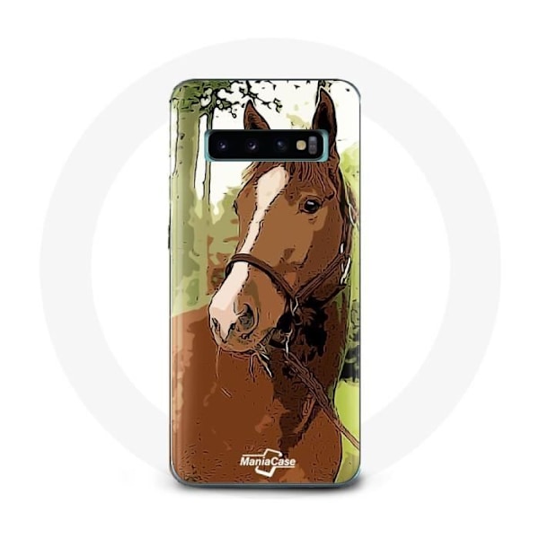 Coque för Samsung Galaxy S10 Quarter Horse Marron Hästras av häst