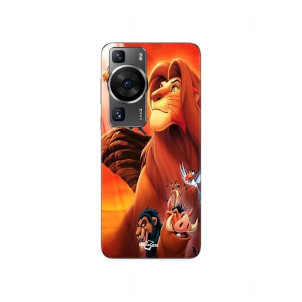Coque - Maniacase - Huawei P60 - Lejonkungen - Mjuk - Svart