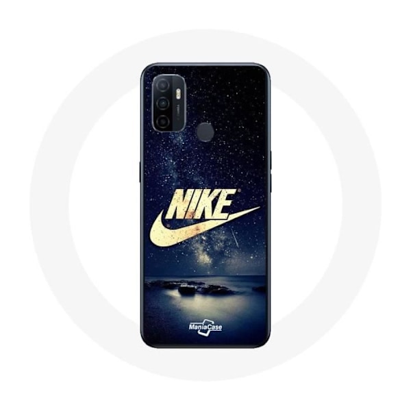 Coque - Nike - Oppo A53 - Guldlogotyp - Stjärnig Natt - Mjuk Doré, Stjärnig Natt