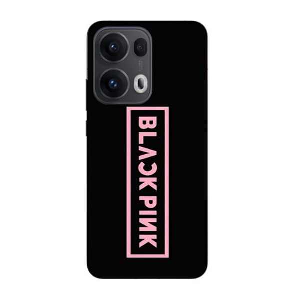 Telefonfodral - Maniacase - Oppo Reno 13 Pro 5G - Svart - Mjukt silikon - Blackpink VIP-biljetter Svart