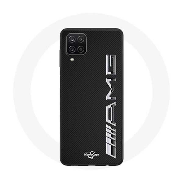 Coque för Samsung Galaxy A22 4G Amg Logotyp Kolfibertextur