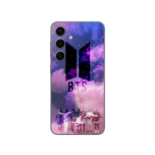 Samsung Galaxy S24 plus coque BTS kpop musiikkiryhmän logo Maniacase