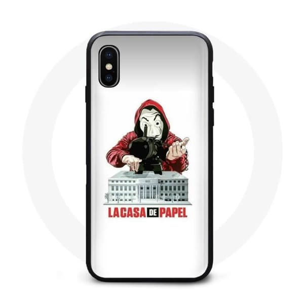 Coque iPhone XS Max maski La Casa De Papel