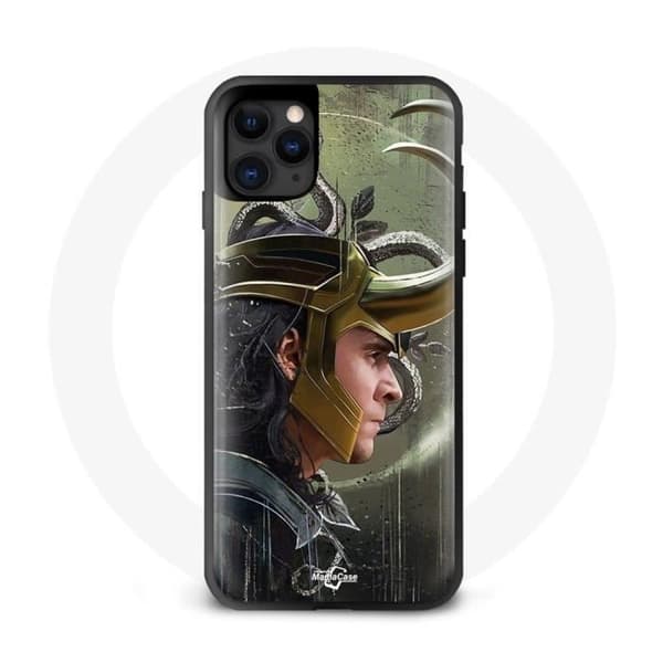 Cover til iPhone 13 Pro - Maniacase - Loki Thor Ragnarok - Blød - Sort - Unisex