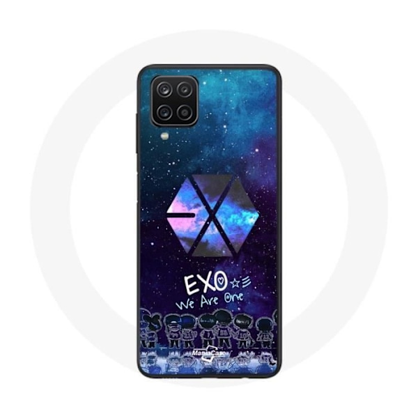 Coque för Samsung Galaxy A12 Exo Gruppe K-pop Logo vi är en