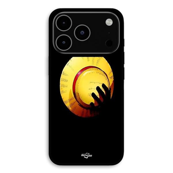 Coque til iPhone 17 Pro Max One Piece manga anime straw hat Maniacase Svart