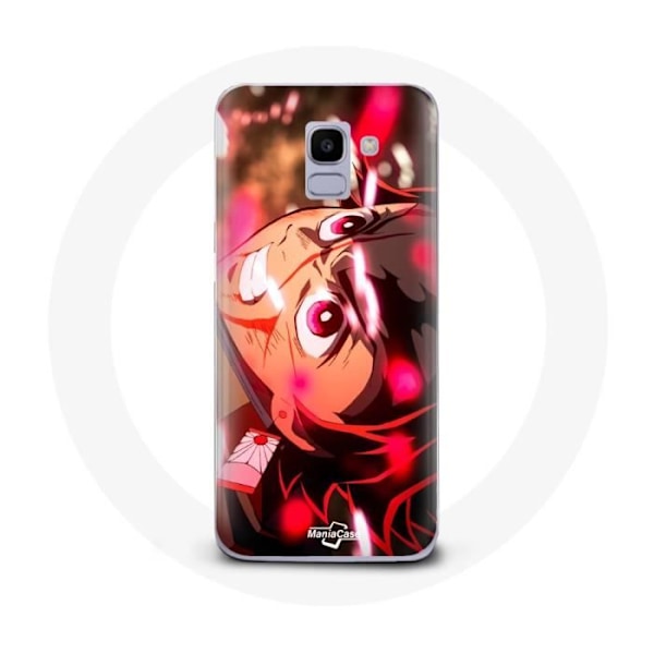 Coque för Samsung Galaxy J6 2018 Tanjiro Demon Slayer Kimetsu no Yaiba i vrede