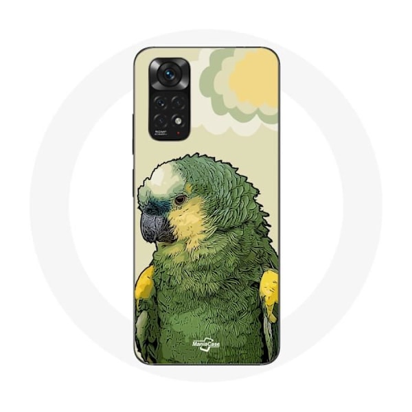 Cover til Xiaomi Redmi Note 11S Amazon Papegøjer Grøn