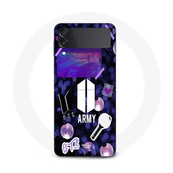 Coque Samsung Galaxy Z Flip3 BTS armé logotyp Bangtan Subs