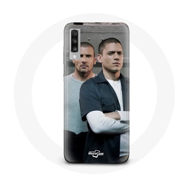 Coque - Maniacase - Samsung Galaxy A50 - Prison Break - Silikon - Flexibel svart